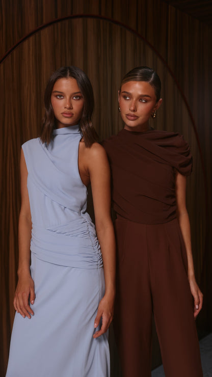 Via Maxi Dress - Blue