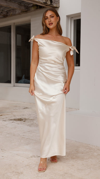 Frida Maxi Dress - Champagne