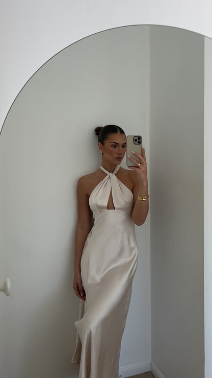 Amalia Maxi Dress - Champagne